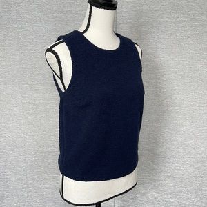 NWT Banana Republic Navy Blue Sleeveless Top Size XS